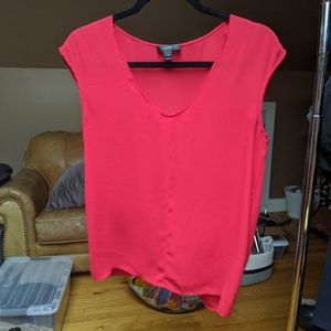 J.Crew Semi Sheer Shirttail blouse